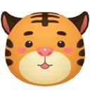 Unisex Tiger Character Head